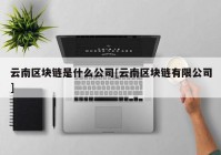 云南区块链是什么公司[云南区块链有限公司]